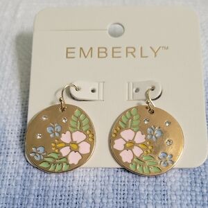 Floral Gold Earrings
